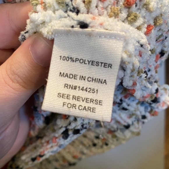 moon & madison Multicolor Cowl Neck Sweater - Picture 7 of 7